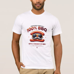 Camisa T de CHURRASCO e cerveja de qualidade super