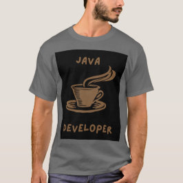 Camisa T de Cinzas de desenvolvedores Java