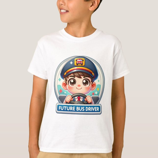 Camisa T De Condutores De Barramento Futuro - Cart (Frente)