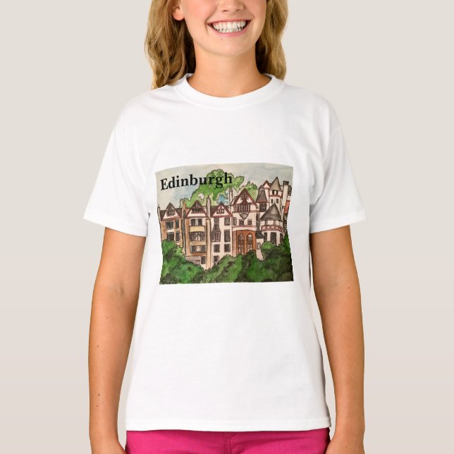 Camisa T de Edimburgo (jardim Ramsay) (Frente)