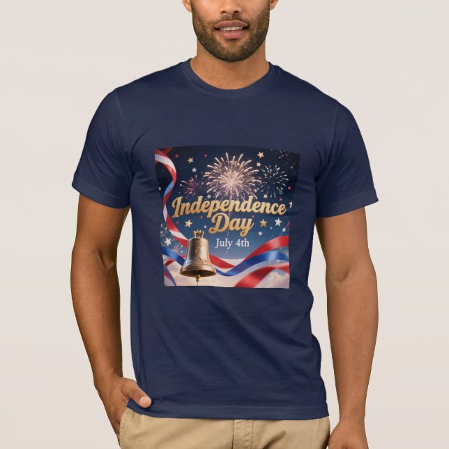 Camisa T de folga curta Bella+Canvas (Frente)