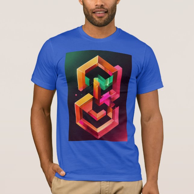 Camisa T de folga curta de Jersey Bella+Canvas (Frente)