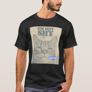 Camisa T de Gato Engraçado