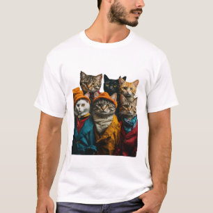 Camisa T de Gatos