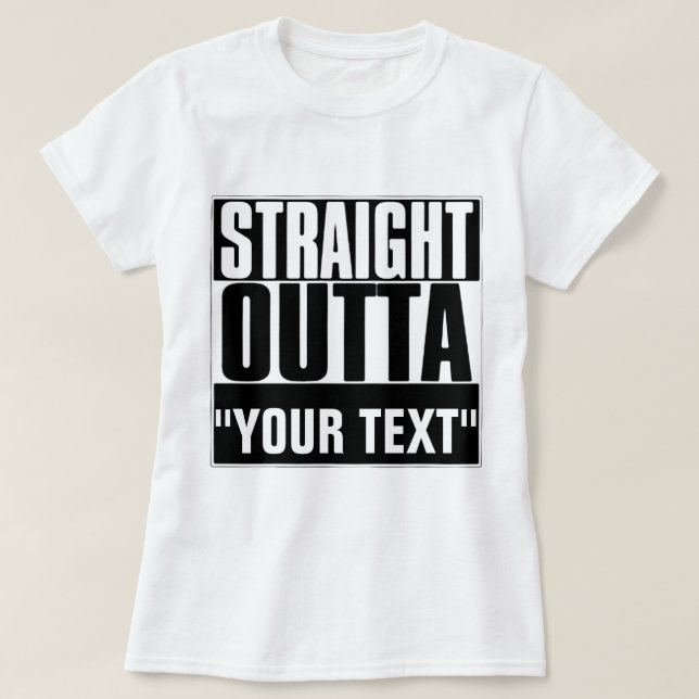 CAMISA T DE HETERO "SEU TEXTO" (Frente do Design)