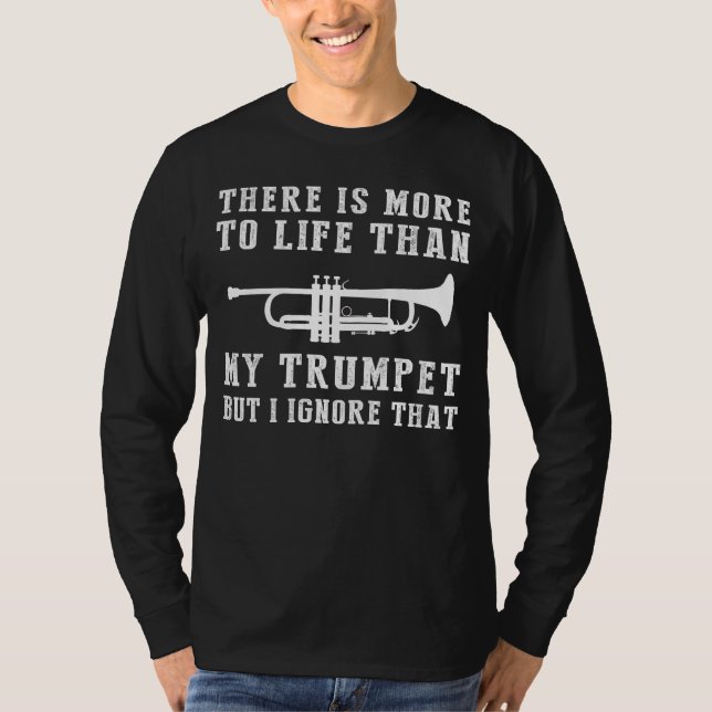 Camisa T de Ignorância de Trompete (Frente)