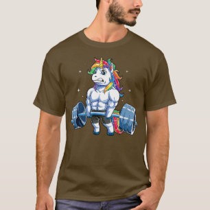 Camisa T de levantamento de peso Unicorn Malhação 