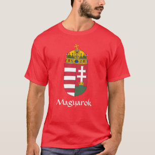 Camisa T de Magyarok, da Hungria, Casaco de Armas 