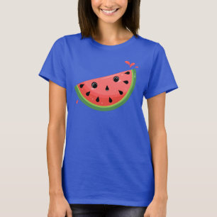 Camisa T de Melancia de Kawaii Chocada