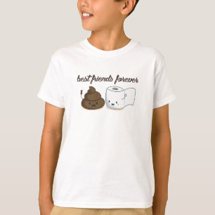 Camisa T De Melhor Amigo Para Poop E Papel De Banh