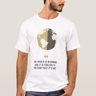 Camisa T de Mudanças Climáticas