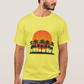 Camisa T De Palmeiras Retrosunset - Soma Minimalis