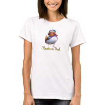 Camisa T de Pato de mandarim