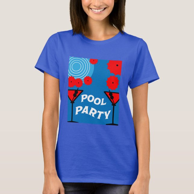 Camisa T de Piscinas de adultos (Frente)