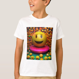 Camisa T de Sorriso de Aquarela Whimsical