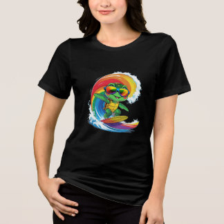 Camisa T De Tartaruga Marinha Vibrante - Teto De A
