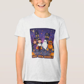 Camisa T de Trick ou Tratar Parada - Halloween Bon