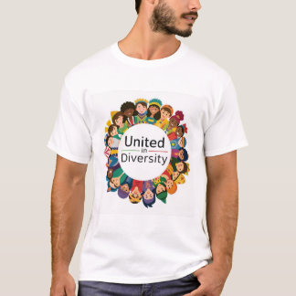 Camisa T de Unidade Inclusiva | Unidos na diversid