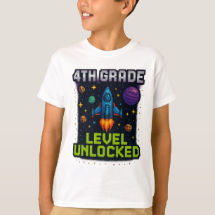 Camisa T Desbloqueada do Nível 4º - Gal Espacial P