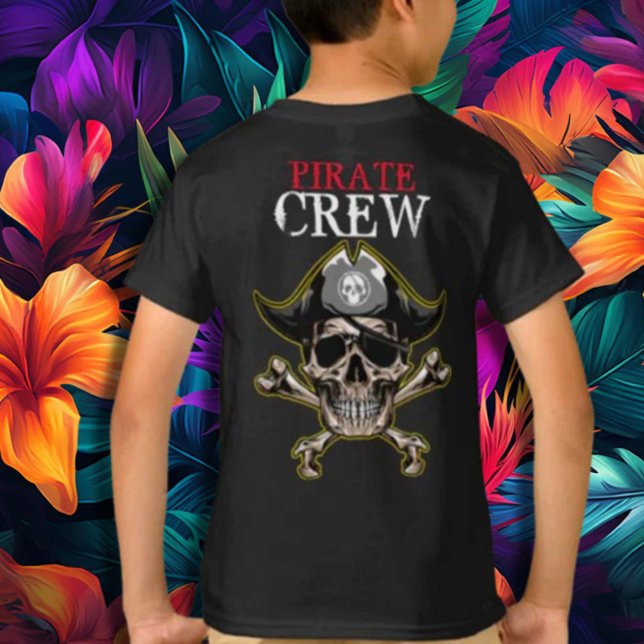 Camisa T do Adulto sKULL Crew2 do Partido Temático (Criador carregado)