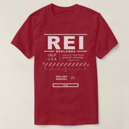 Camisa T do Aeroporto Municipal de Redlands, REI