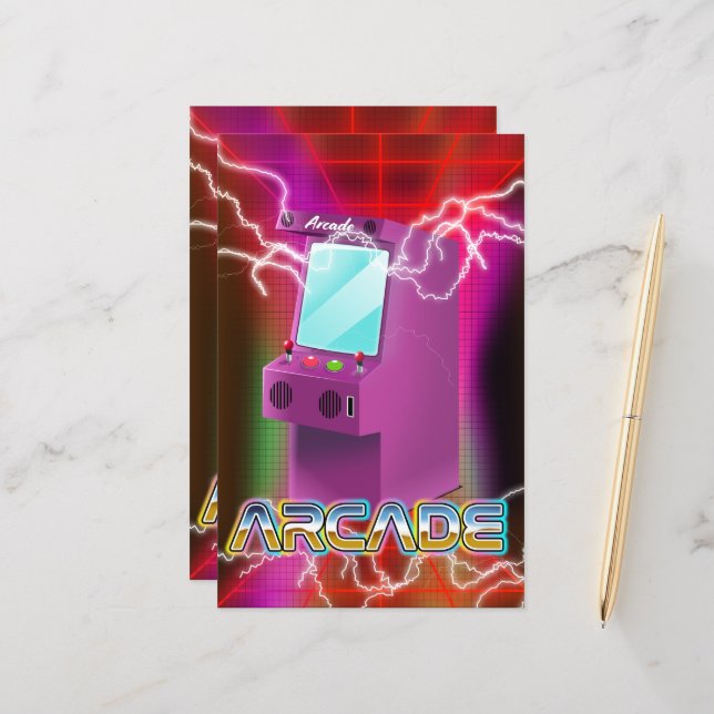 Camisa-T do arco dos anos 80 (Frente/Verso In Situ)