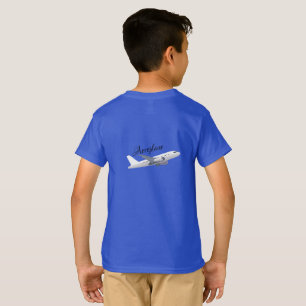 Camisa T do avião para crianças