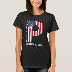 Camisa T Do Carro Diesel Com Traço De Potência - F