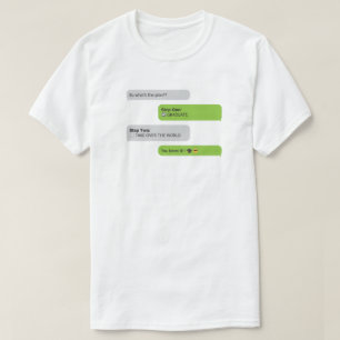 Camisa T do Chat do Plano de Graduação
