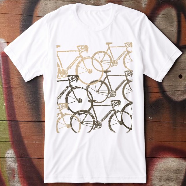 Camisa T do Ciclo de Bicicleta dos Bicos Gráficos (Criador carregado)
