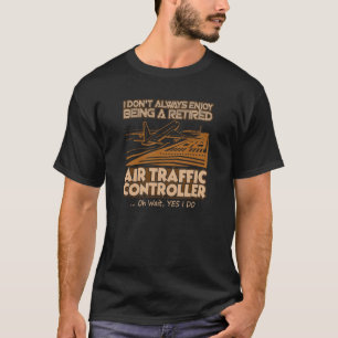 Camisa T Do Controlador De Tráfego Aéreo Aposentad
