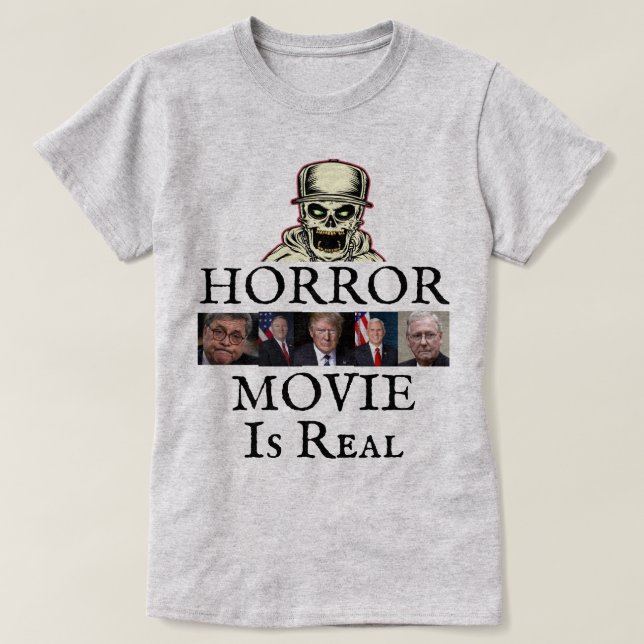 Camisa T do FILME HORROR (Frente do Design)
