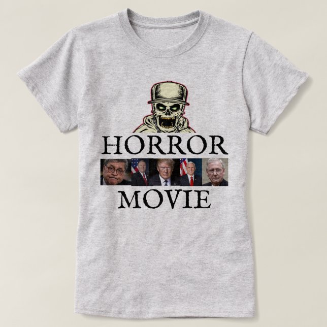 Camisa T do FILME HORROR (Frente do Design)