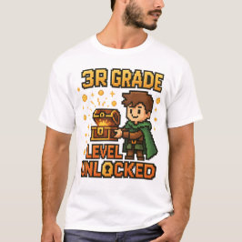 Camisa T do Jogador Desbloqueado de Nível 3º - Adv