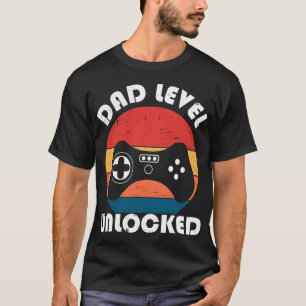 Camisa T do Joystick Vintage desbloqueada ao níve