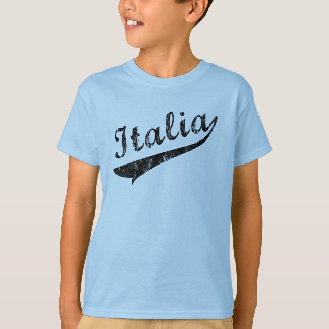 Camisa T Do Logotipo Do Baseball Italiano (Frente)