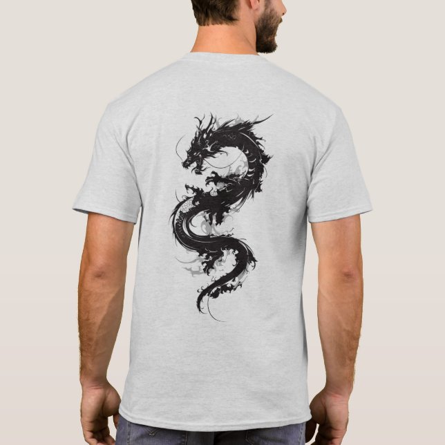 Camisa T do modo de besta | Camisa de gim motivaci (Verso)