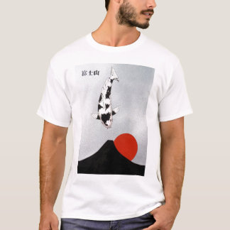 Camisa T do Monte Fuji Sunset Utsuri Mono
