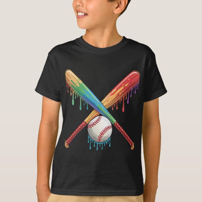 Camisa T do Orgulho de Baseball (Frente)
