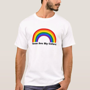 Camisa T do orgulho do arco-íris LGBT