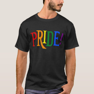 Camisa T do orgulho do arco-íris LGBT