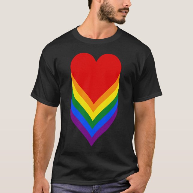 Camisa T do orgulho LGBT (Frente)