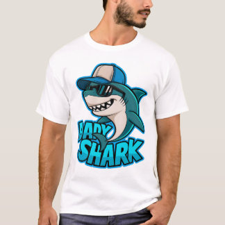 Camisa T do Pai Legal do Shark pai Vibes