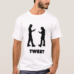Camisa T do painel TWEET