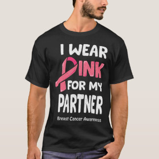 Camisa T do parceiro de Cancer de mama