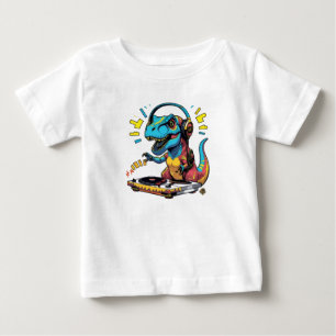 Camisa T do Partido DJ Dinossaur