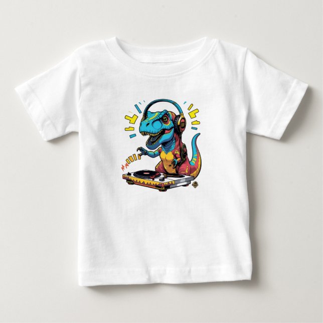Camisa T do Partido DJ Dinossaur (Frente)