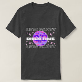 Camisa T do Partido do Tempo de Disco