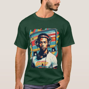 Camisa T do Retro DJ Vibes - Edição Clássica Mix
