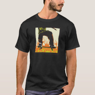 Camisa T do skate
